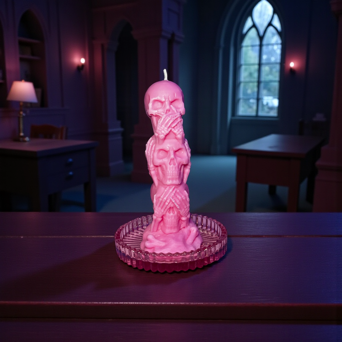 Skull Candle (Strawberry Vanilla)