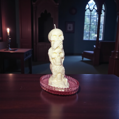 Skull Candle (Strawberry Vanilla)